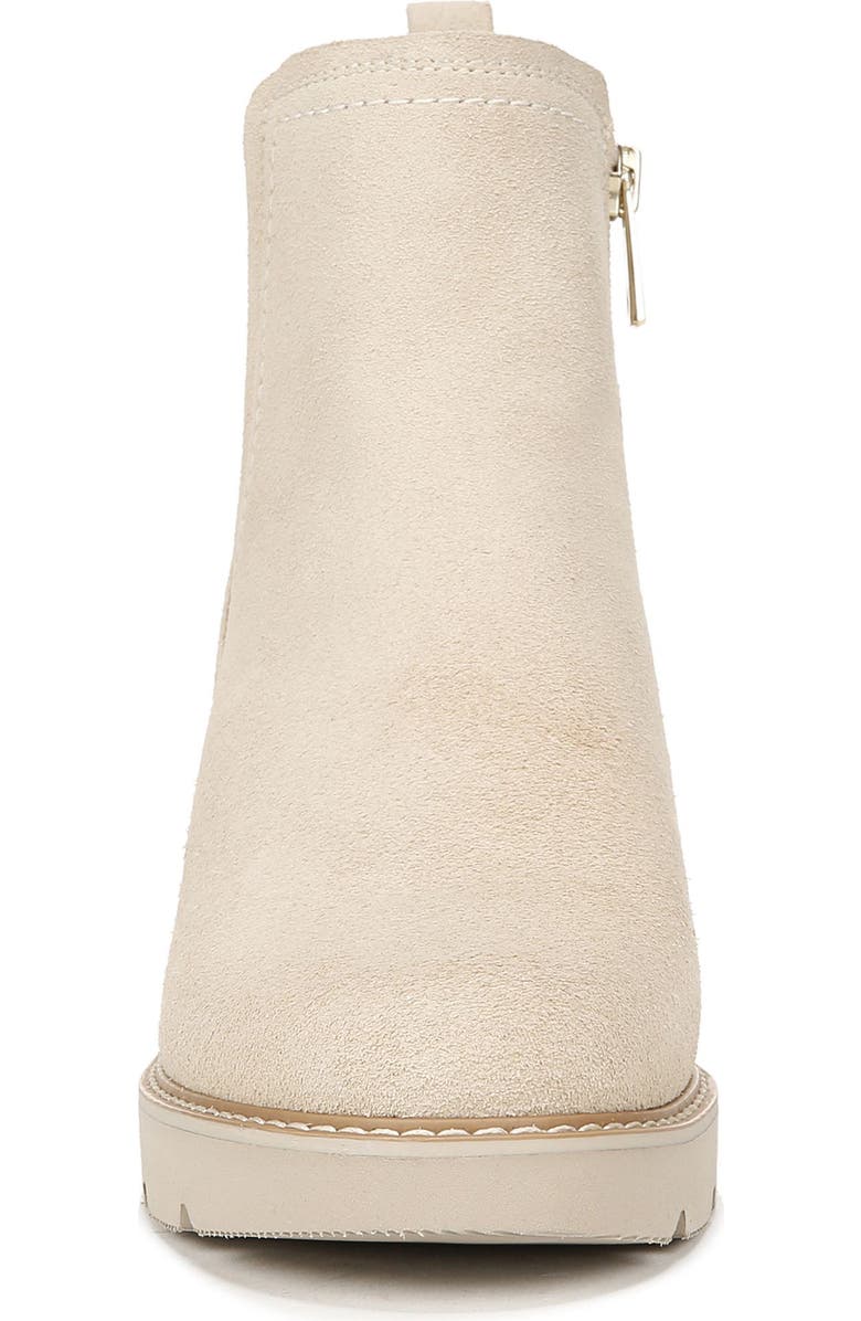 Naturalizer Darry Water Repellent Platform Bootie, Alternate, color, Porcelain Beige Suede