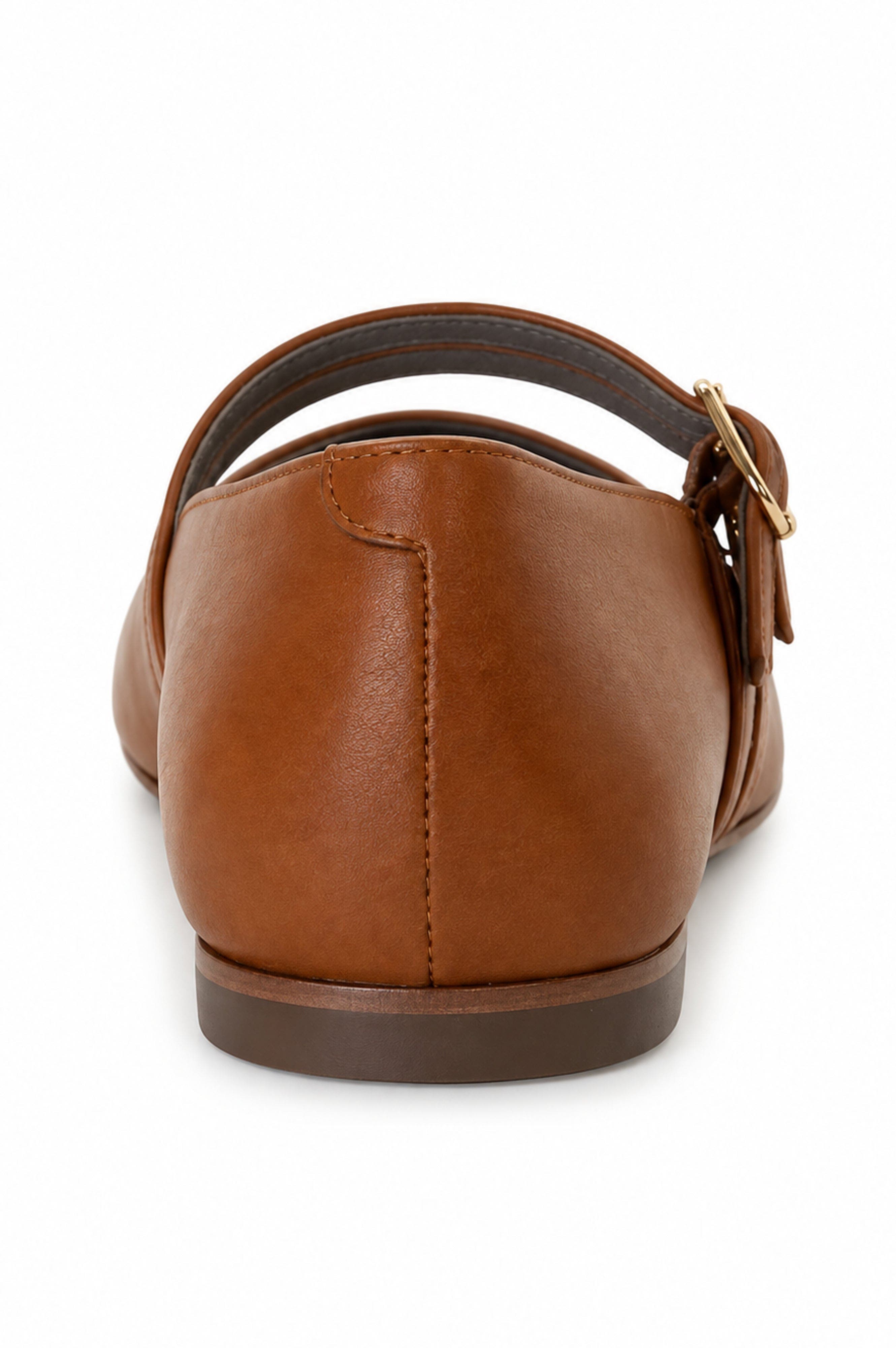 Amelie Double Strap Mary Jane Flat, Alternate, color, Cognac