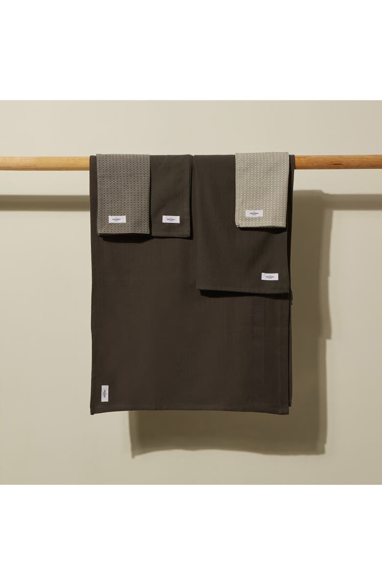 GOODEE x The Organic Company 5-Pack Organic Cotton Kitchen Towel Set, Alternate, color, 