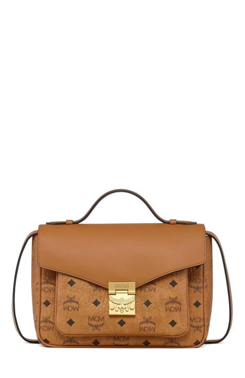 Tracy Satchel in Visetos Leather Mix
