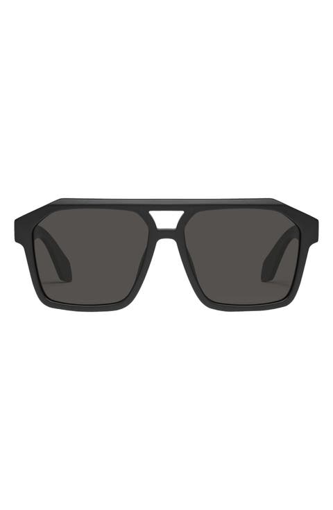Soundcheck 57mm Polarized Aviator Sunglasses