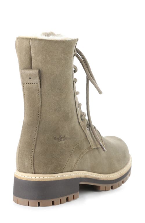 Bos. & Co. Asher Waterproof Faux Fur Bootie In Green