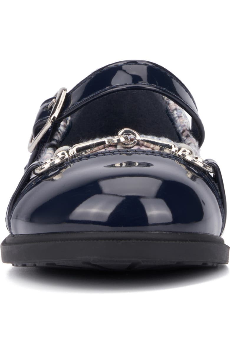 OLIVIA MILLER Kids' Cap Toe Mary Jane Flat, Alternate, color, Black