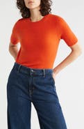 Nordstrom Short Sleeve Cashmere Sweater