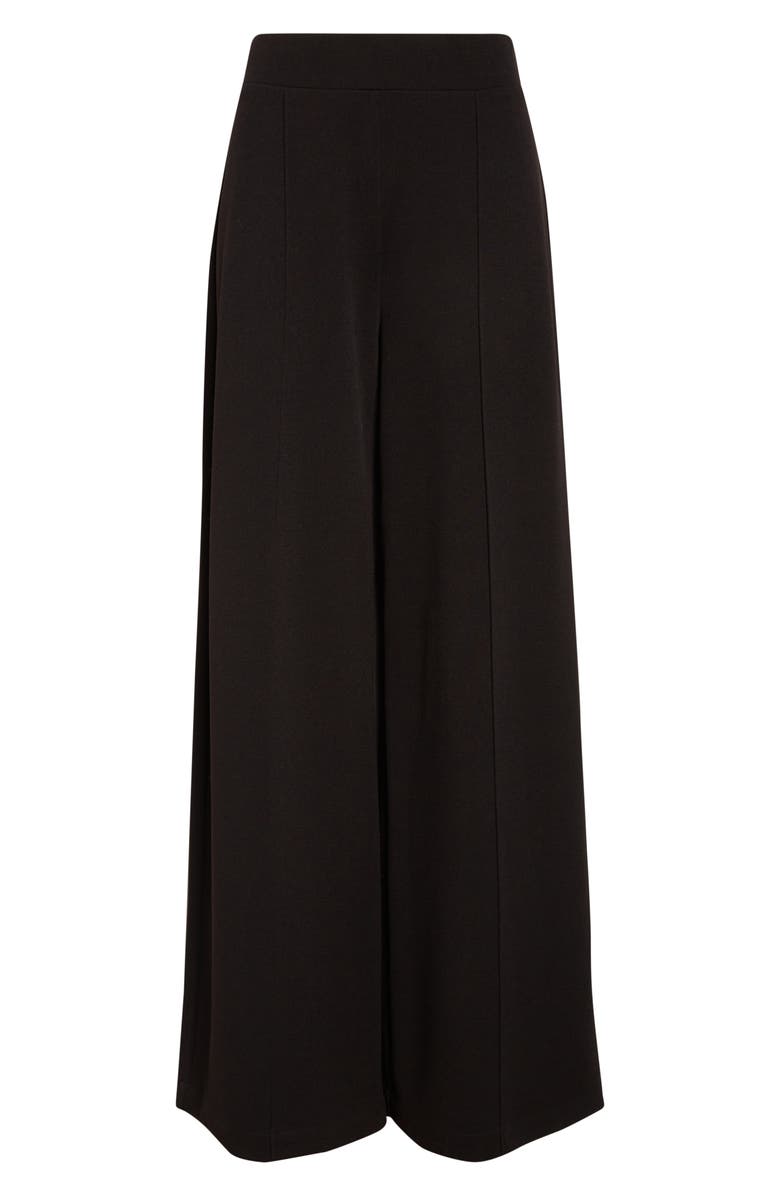 Derek Lam 10 Crosby Tempset Pleated Wide Leg Pants, Alternate, color, Black