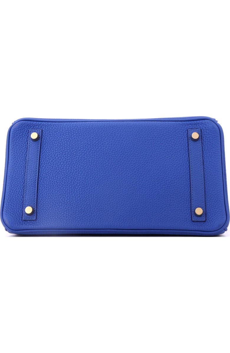 Pre-Owned Hermes Birkin Handbag Blue Togo with Gold Hardware 30, Alternate, color, Bleu France