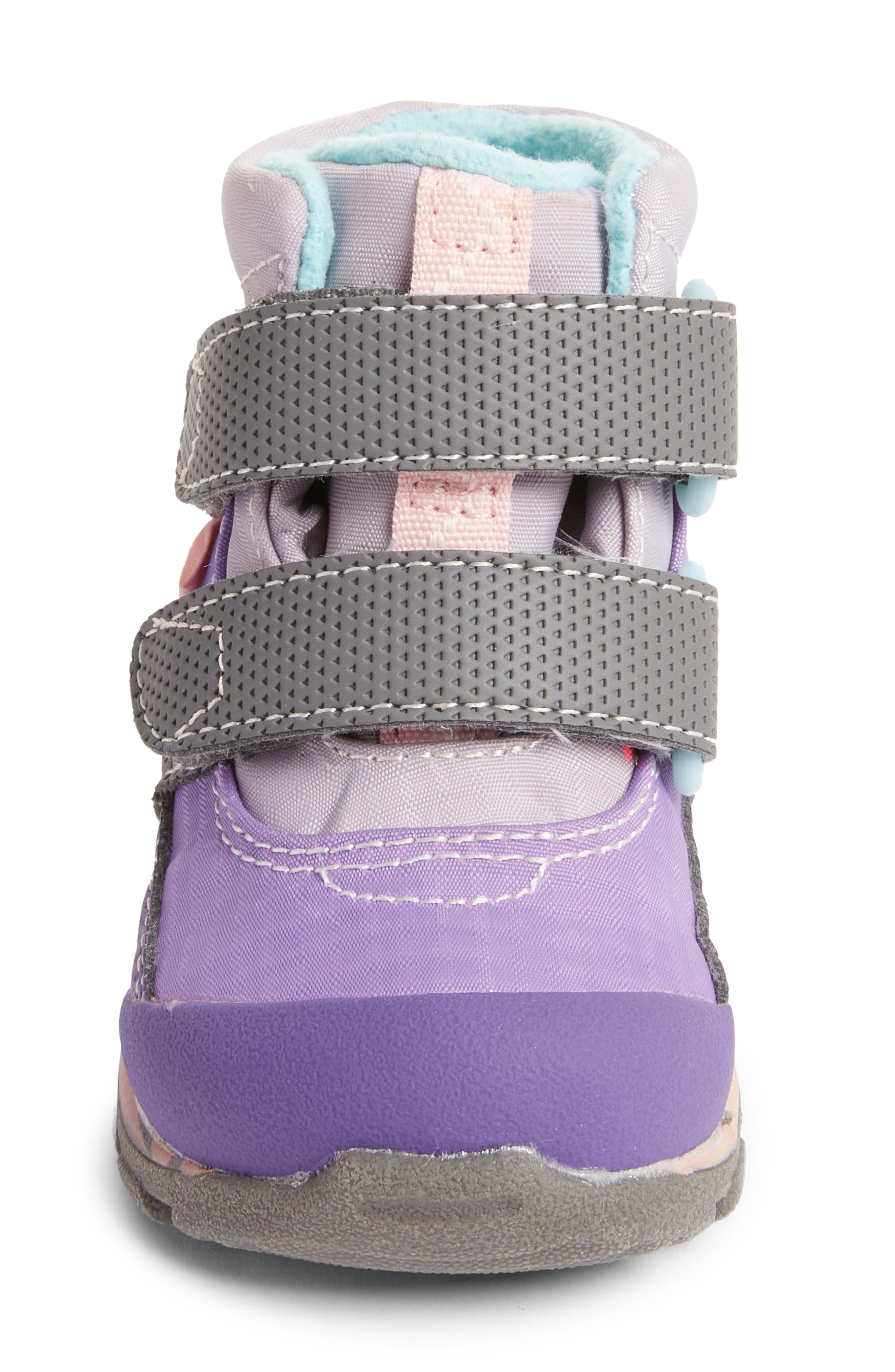 Atlas II Waterproof Insulated Boot, Alternate, color, PURPLE/ GRAY