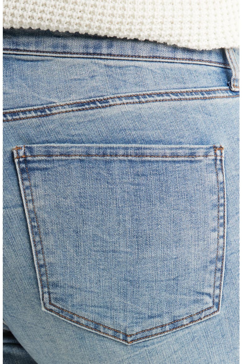 Sienna High Waist Crop Baggy Boyfriend Jeans, Alternate, color, HONESTY