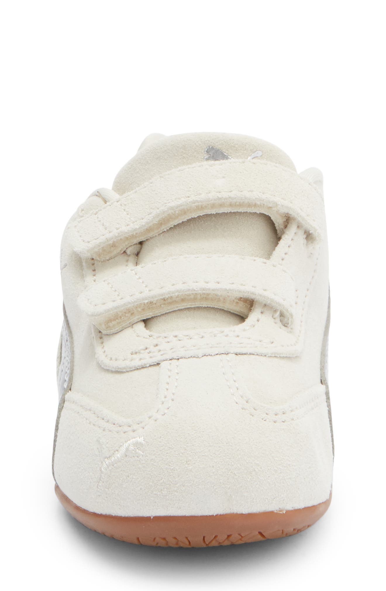 PUMA Kids' Speedcat Sneaker, Alternate, color, Alpine Snow/ Puma Silver