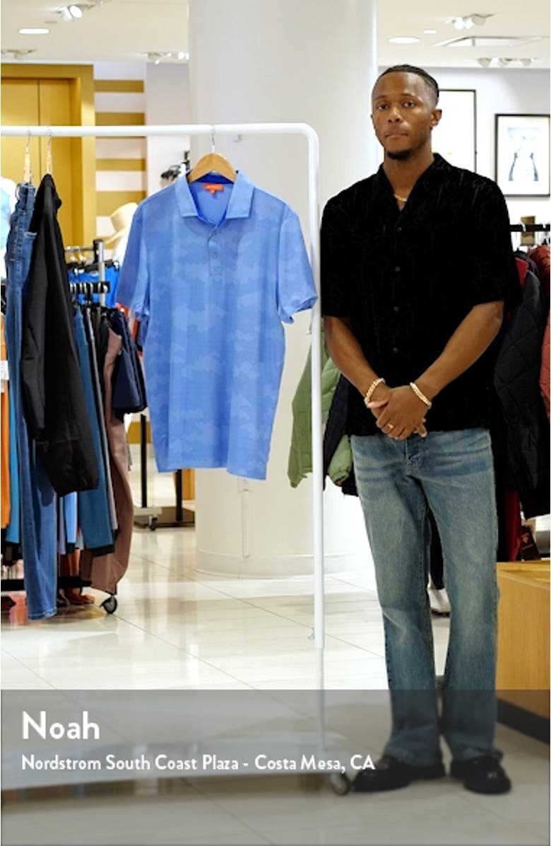 Arundel Digital Cloud Print Performance Golf Polo, sales video thumbnail