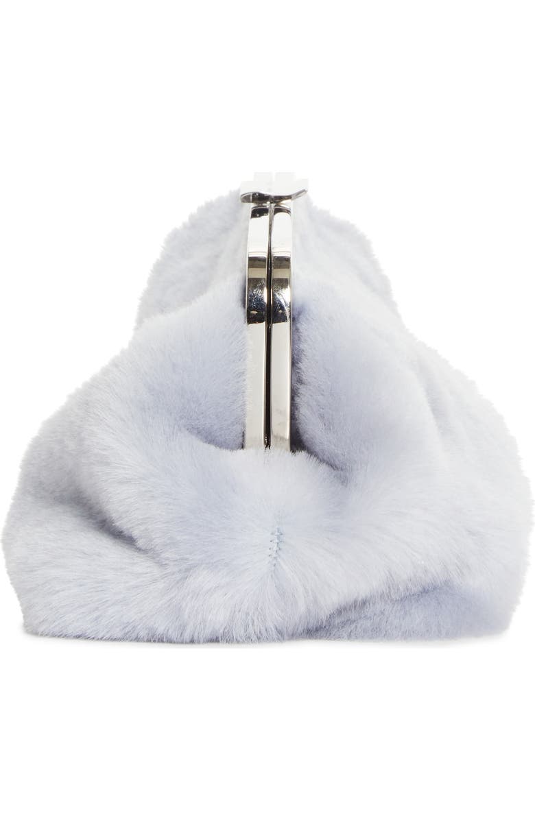 Proenza Schouler Armory Genuine Shearling Clutch, Alternate, color, Wisteria