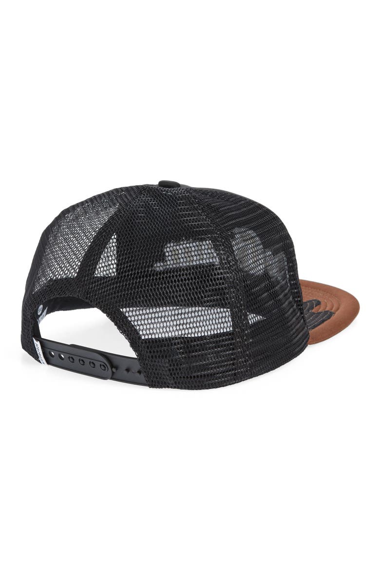 Vision Trucker Hat, Alternate, color, BLACK