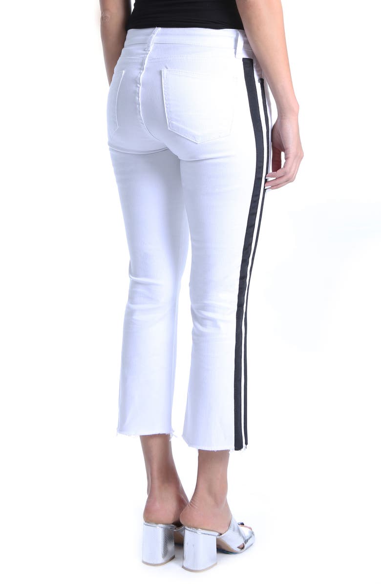 KUT from the Kloth High Waist Side Stripe Kick Flare Jeans, Alternate, color,