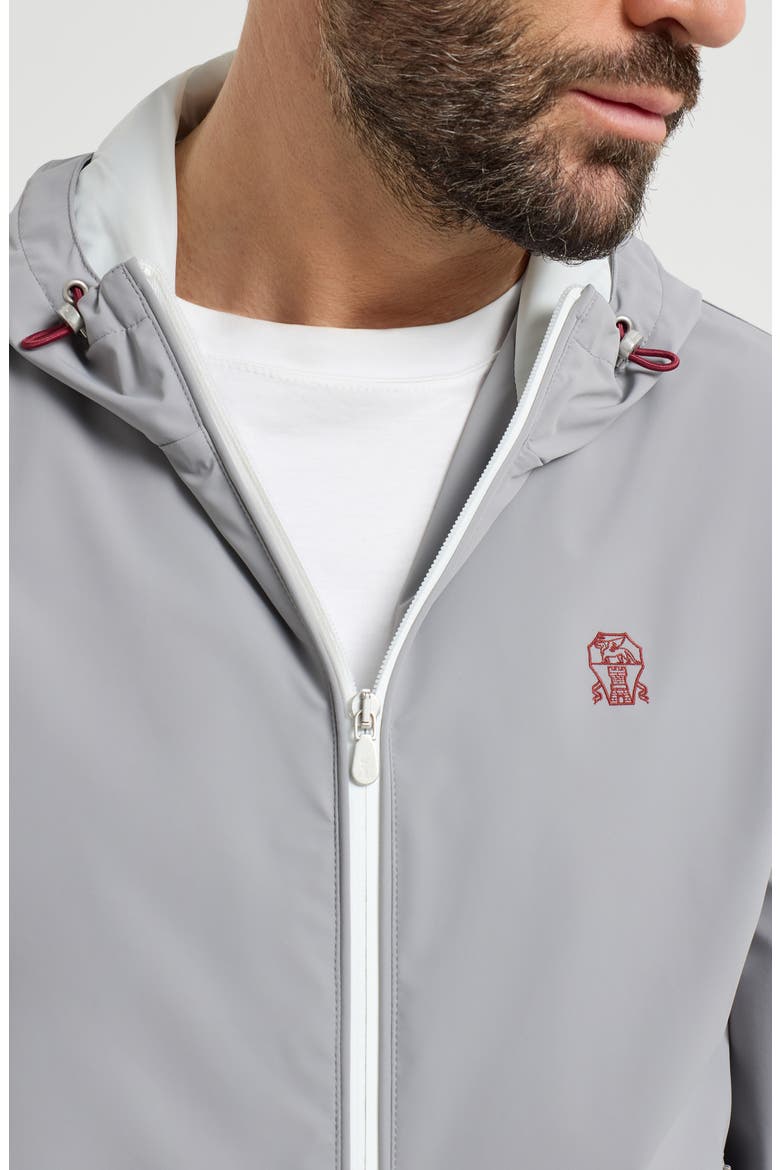 Nylon jacket, Alternate, color, Grey