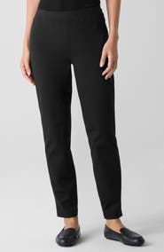 Eileen Fisher High Waist Slim Ankle Pants