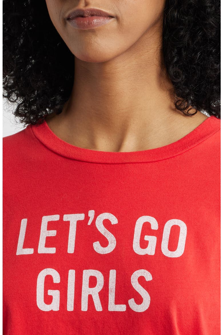 Shania Twain Let's Go Girls Cotton Graphic T-Shirt, Alternate, color, RUBY RED