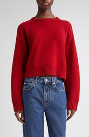 LOULOU DE SAISON Bruzzi Oversize Wool & Cashmere Sweater
