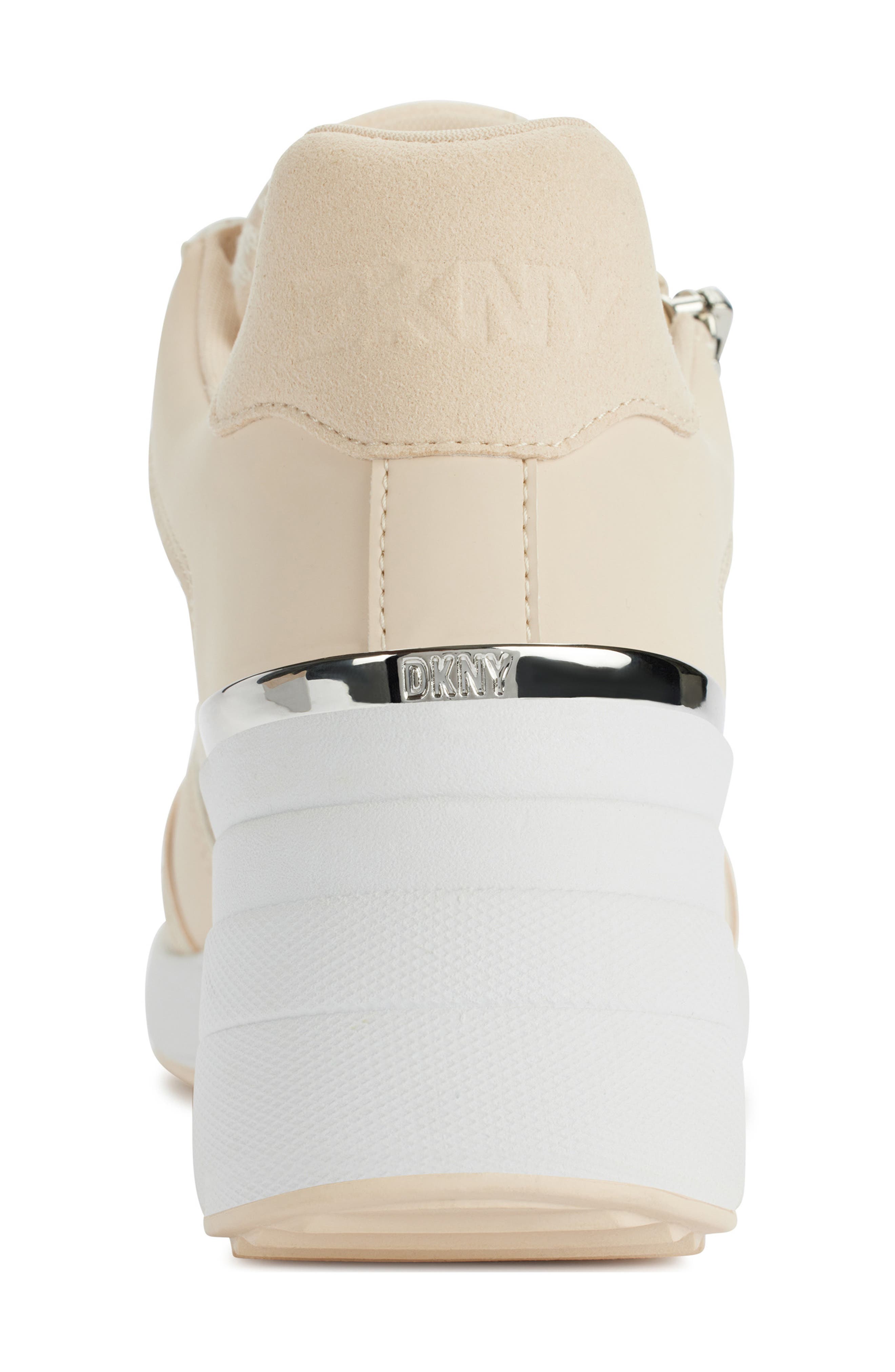 DKNY Kalina Wedge Sneaker, Alternate, color, Hemp