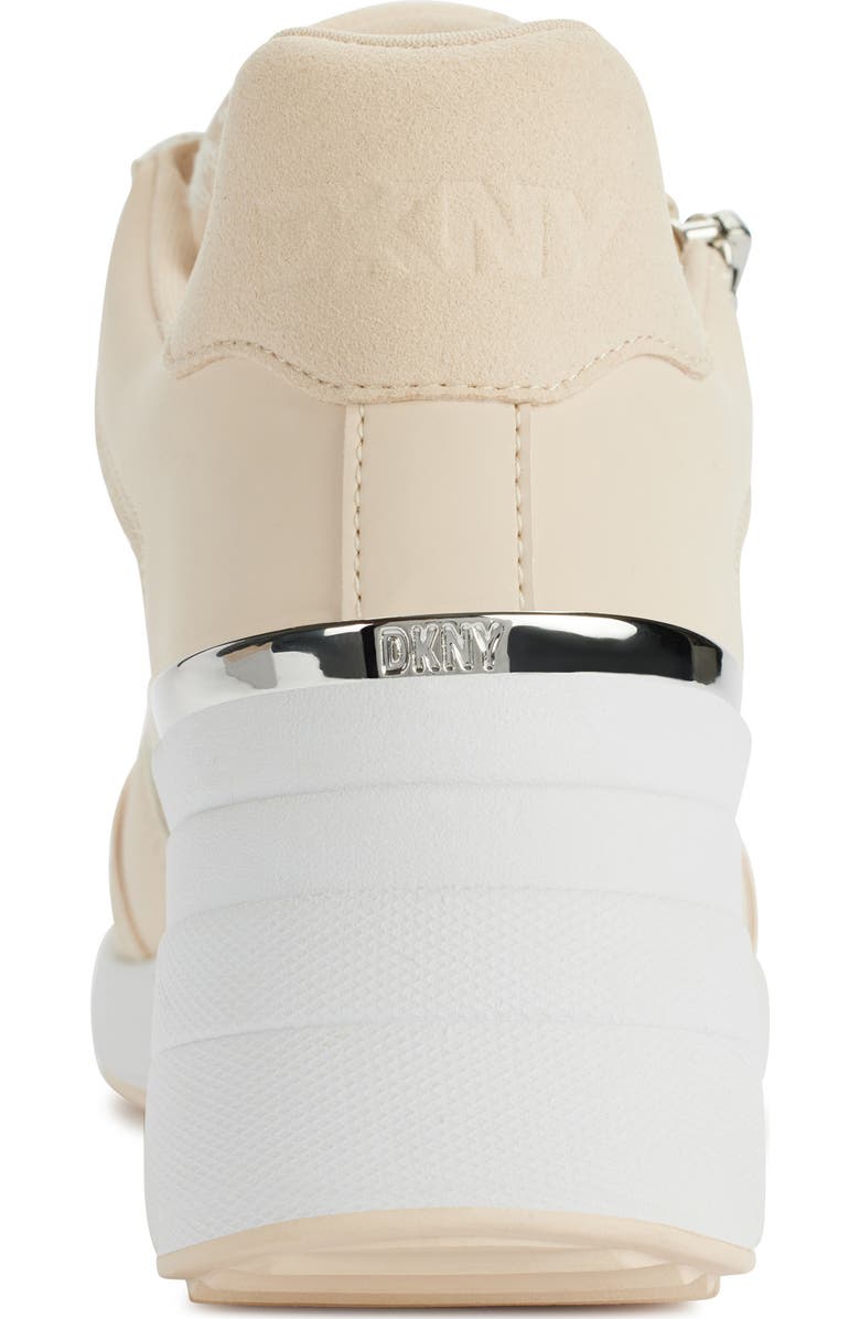 DKNY Kalina Wedge Sneaker, Alternate, color, Hemp