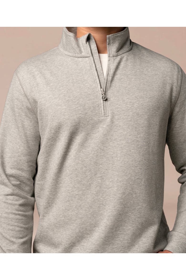 Terry Twillback 1/4 Zip, Alternate, color, Grey Heather