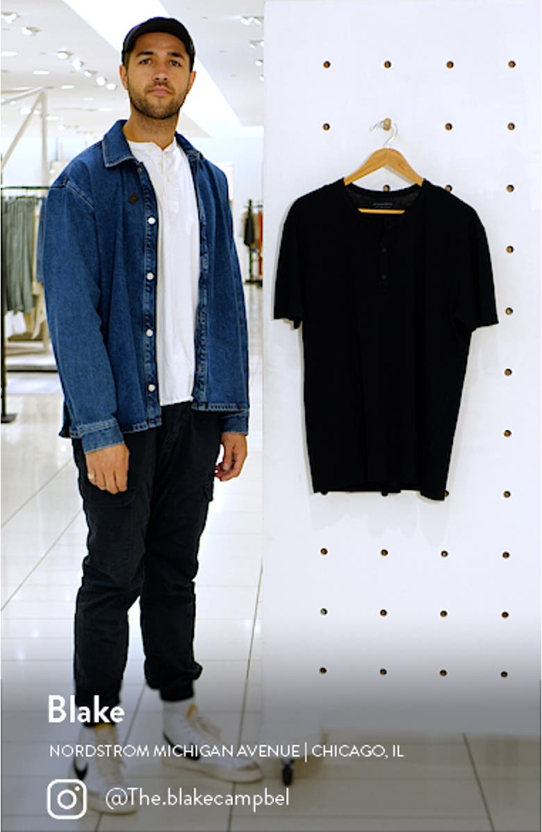 Figure Short Sleeve Henley, sales video thumbnail