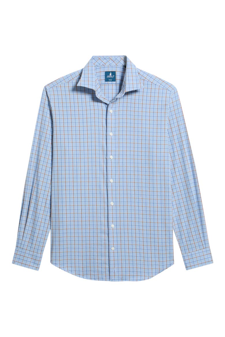 Chestnut Pane Long Sleeve Button Down Shirt, Alternate, color, SALT CREEK