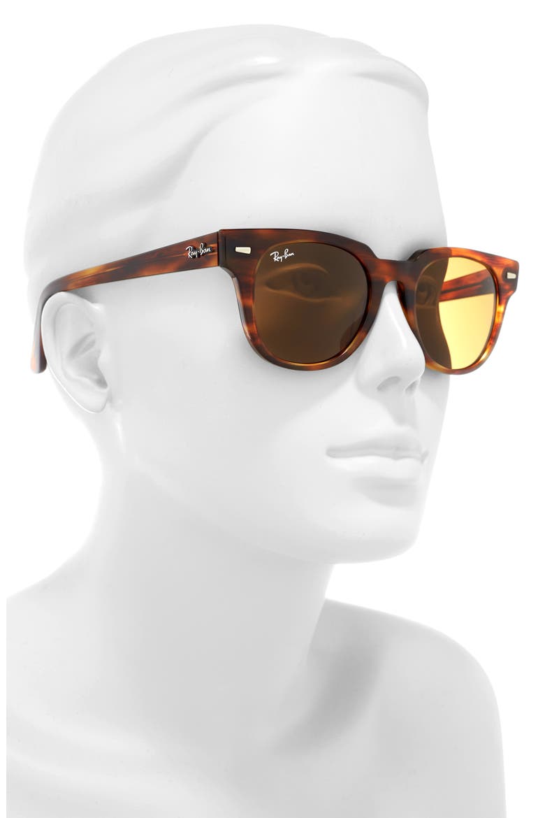Meteor 50mm Wayfarer Sunglasses, Alternate, color, HAVANA
