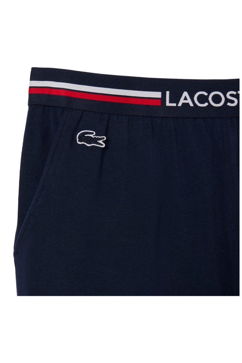 Core Essentials Stretch Cotton Pajama Pants, Alternate, color, NAVY BLUE