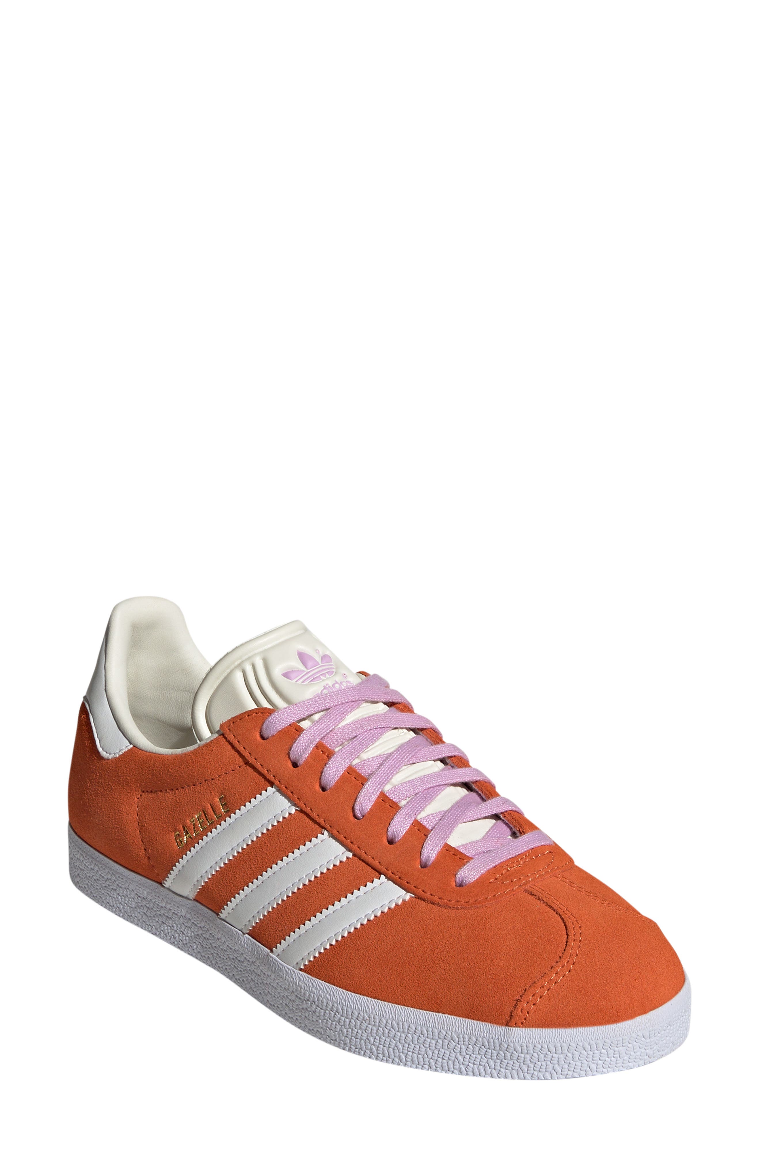 Gazelle Sneaker, Main, color, ORANGE/ WHITE/ OFF WHITE