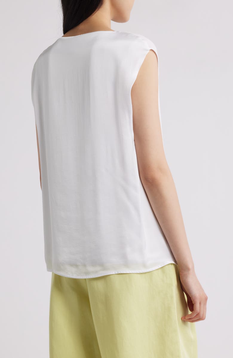BOSS Cowl Neck Tank, Alternate, color, White
