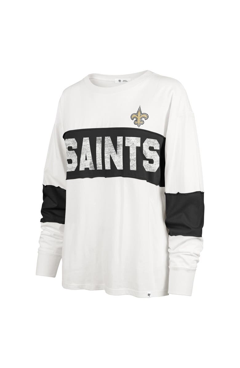 '47 Women's '47 Cream New Orleans Saints Clubhouse Pride Taylor Long Sleeve T-Shirt, Alternate, color, Cream
