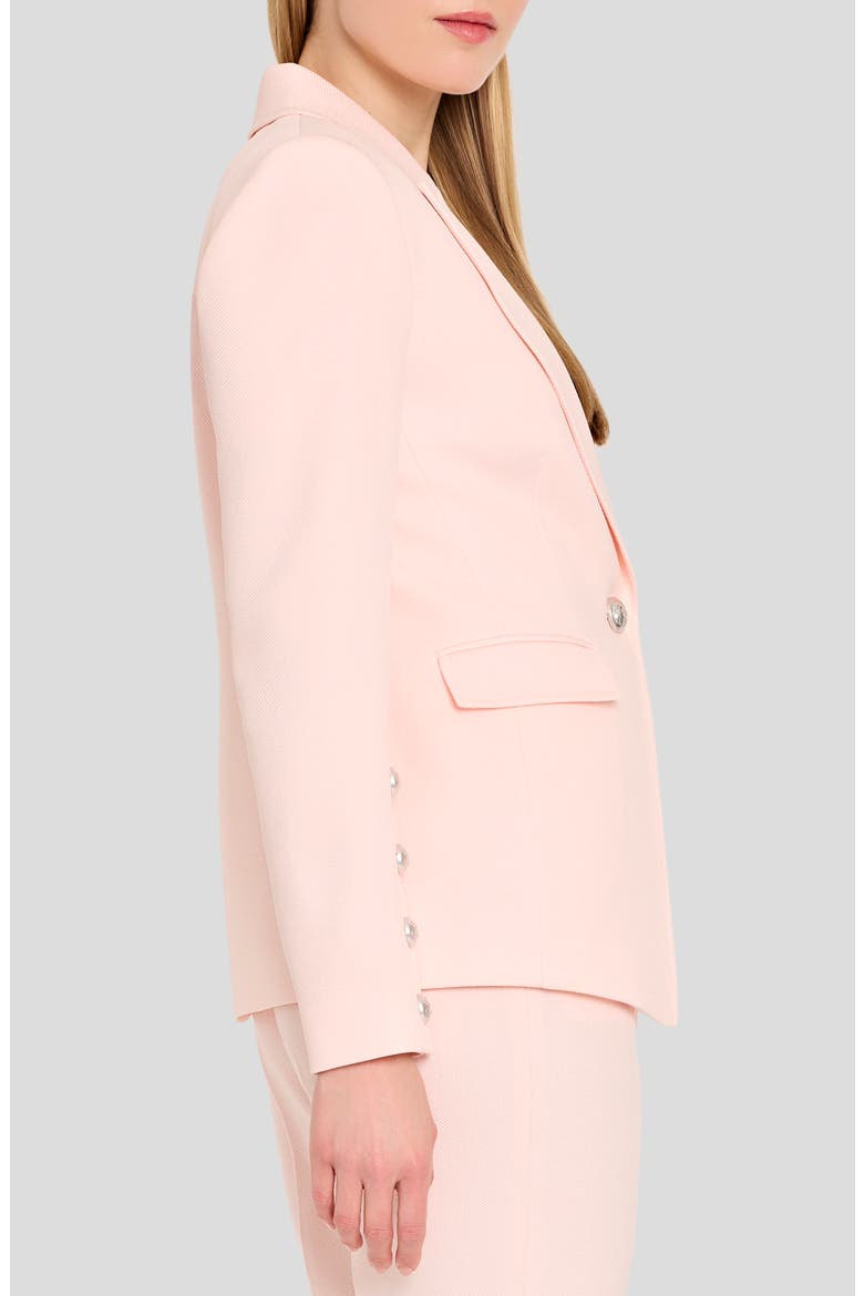 One-Button Blazer, Alternate, color, TEA ROSE