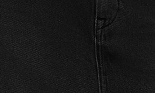 Allsaints Cyra Denim Maxi Skirt In Washed Black