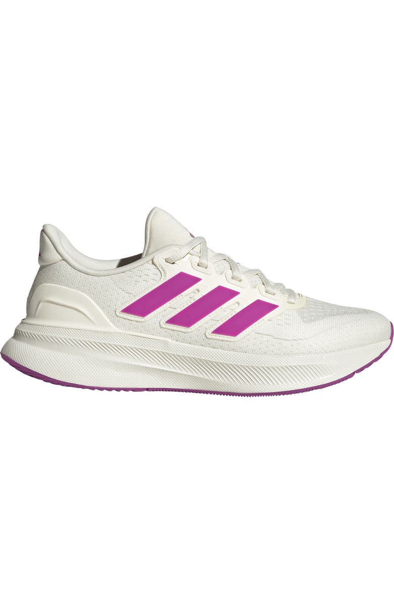 adidas Ultrarun 5 Running Shoe, Alternate, color, Off White/ Purple/ Black