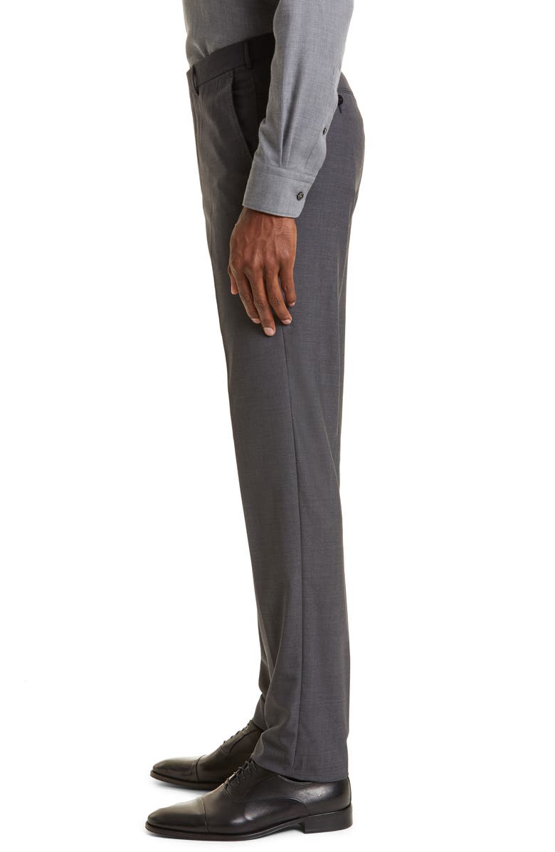 ZEGNA High Performance<sup>™</sup> Wool Trousers, Alternate, color, Grey
