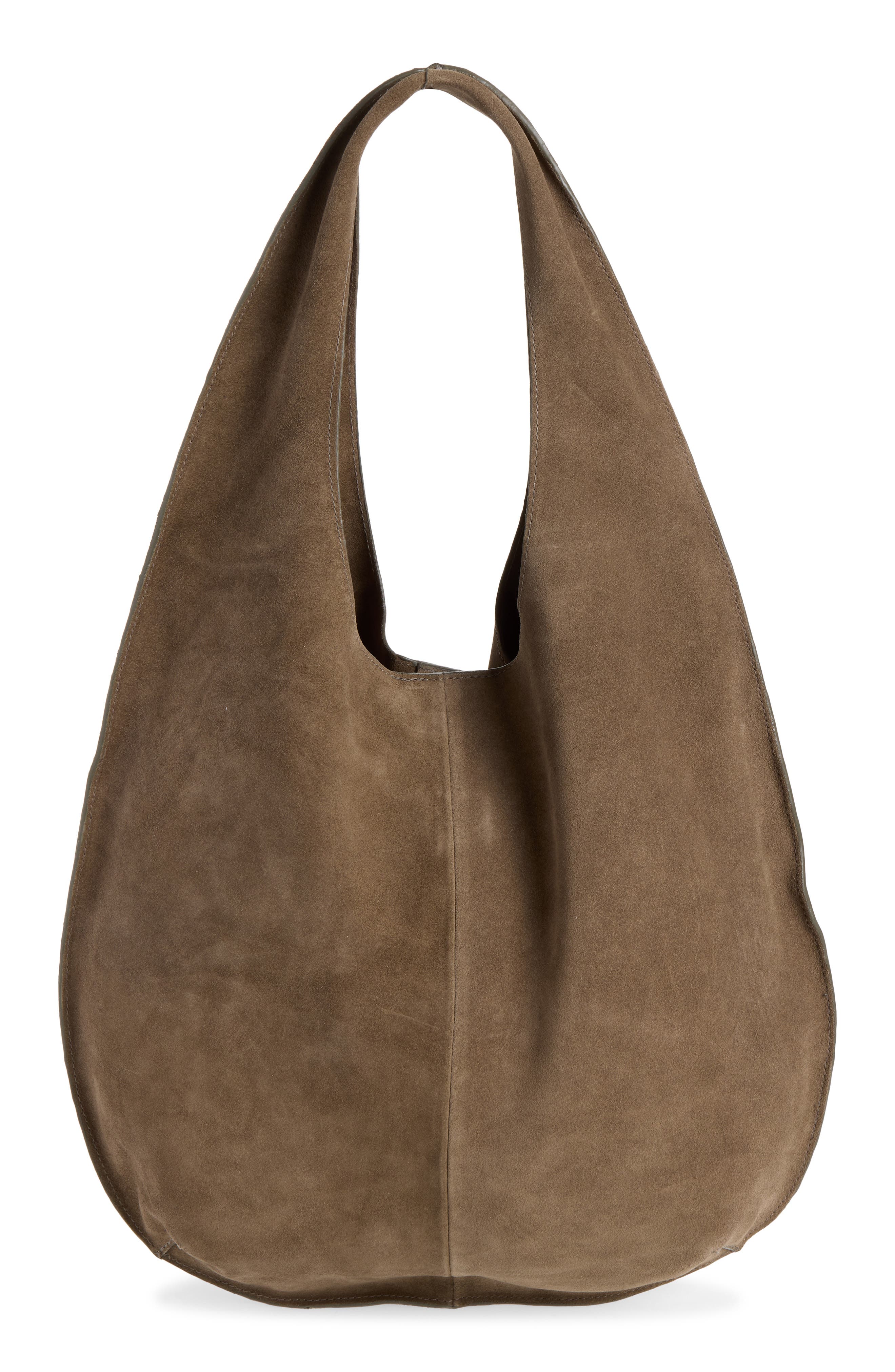 Bolsa Suede Top, Main, color, LIGHT/ PASTEL BROWN