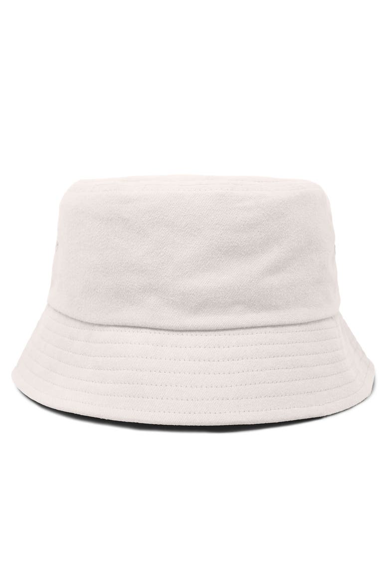 Womens Lil Cloud Cotton Bucket Hat, Alternate, color, Parchment White
