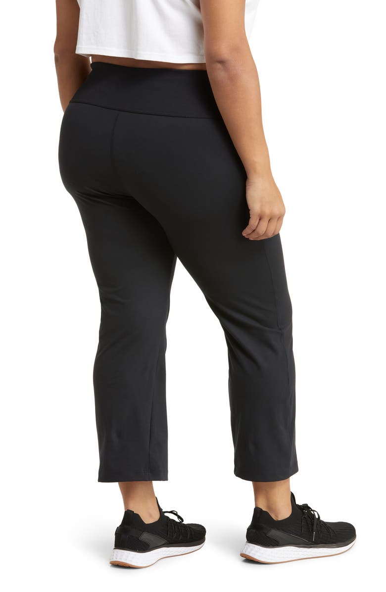 Zella High Waist Kick Flare Crop Leggings, Alternate, color, 