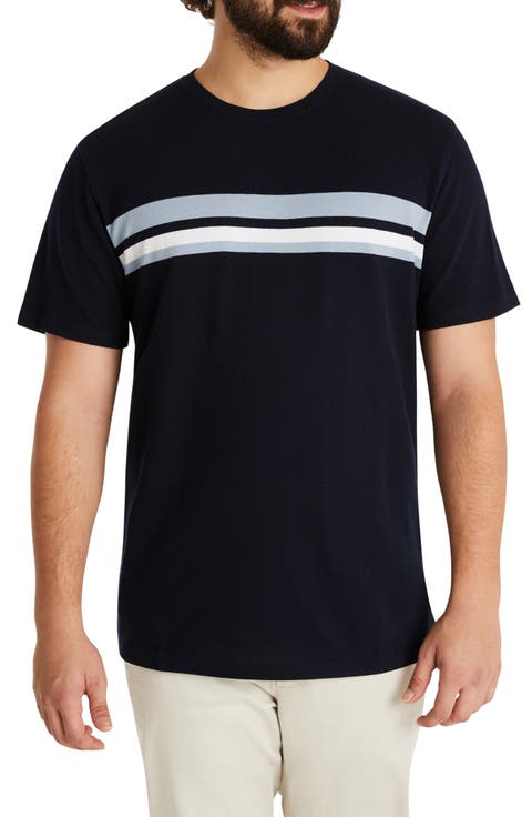 Stefan Smart Stripe Piqué T-Shirt