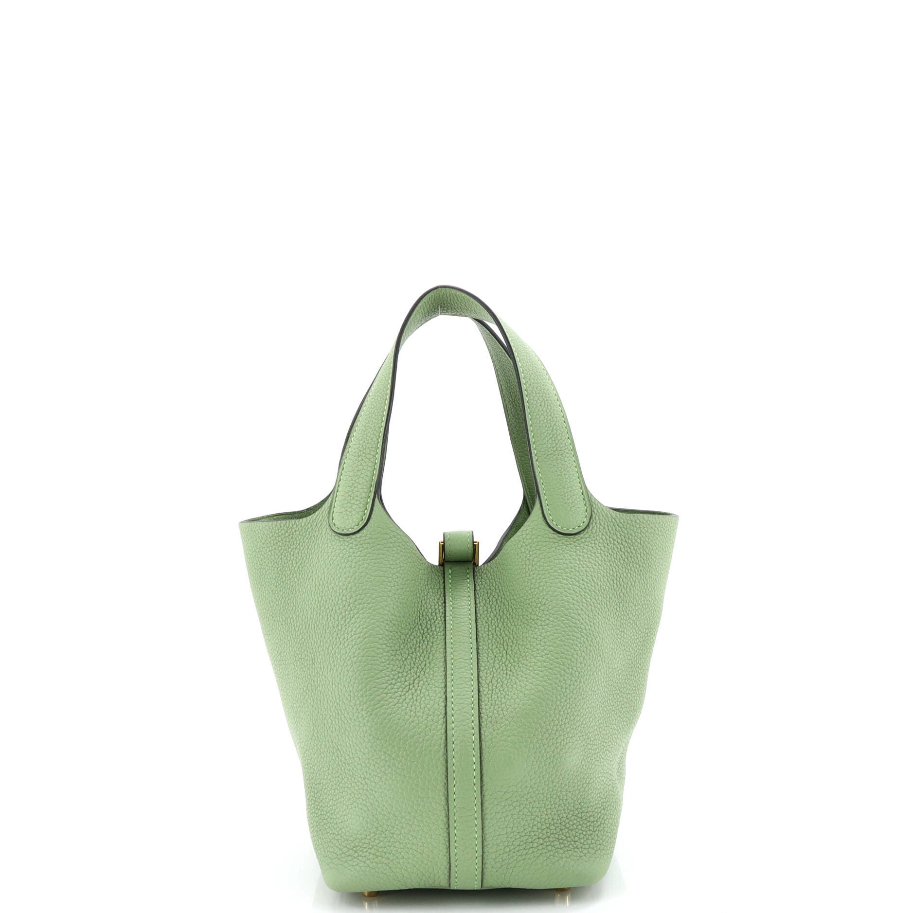 Pre-Owned Hermes Picotin Lock Bag Clemence PM, Alternate, color, 