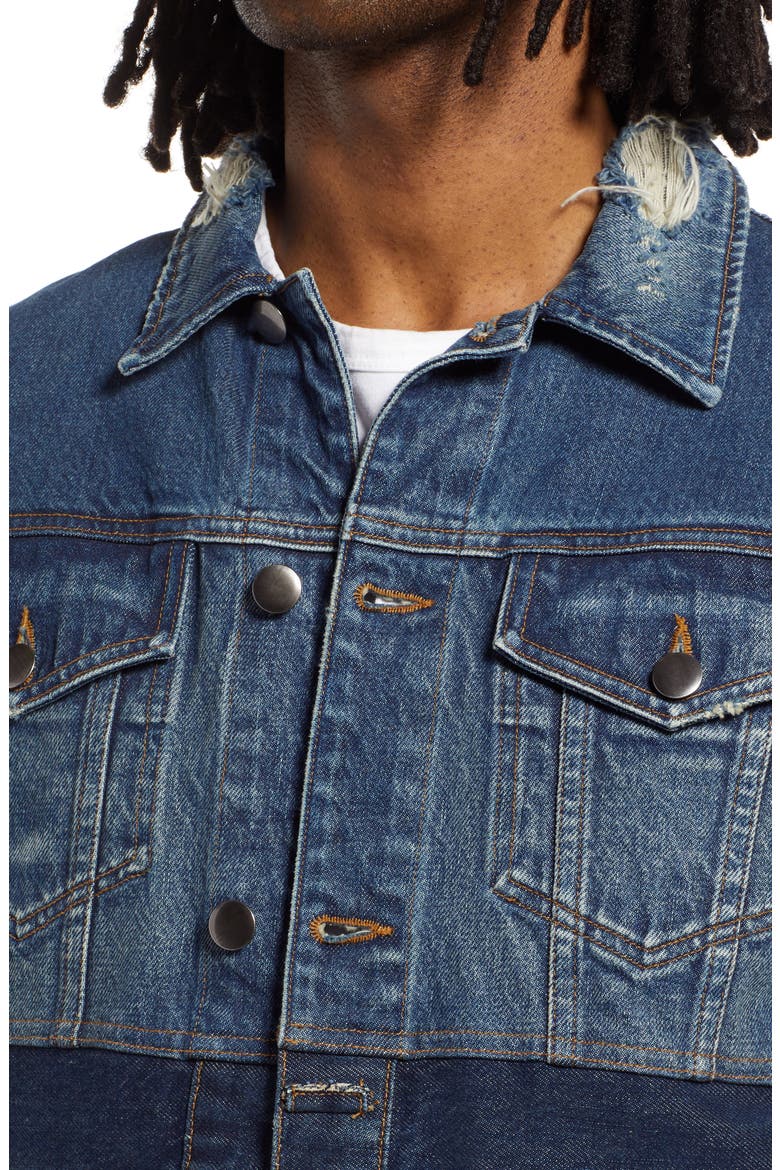 Inverted Heritage Denim Jacket, Alternate, color, ENZO