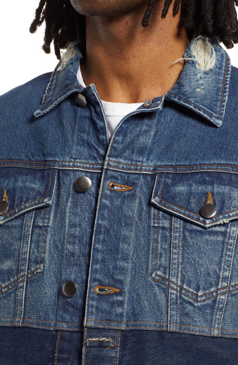 FRAME Inverted Heritage Denim Jacket, Alternate, color,