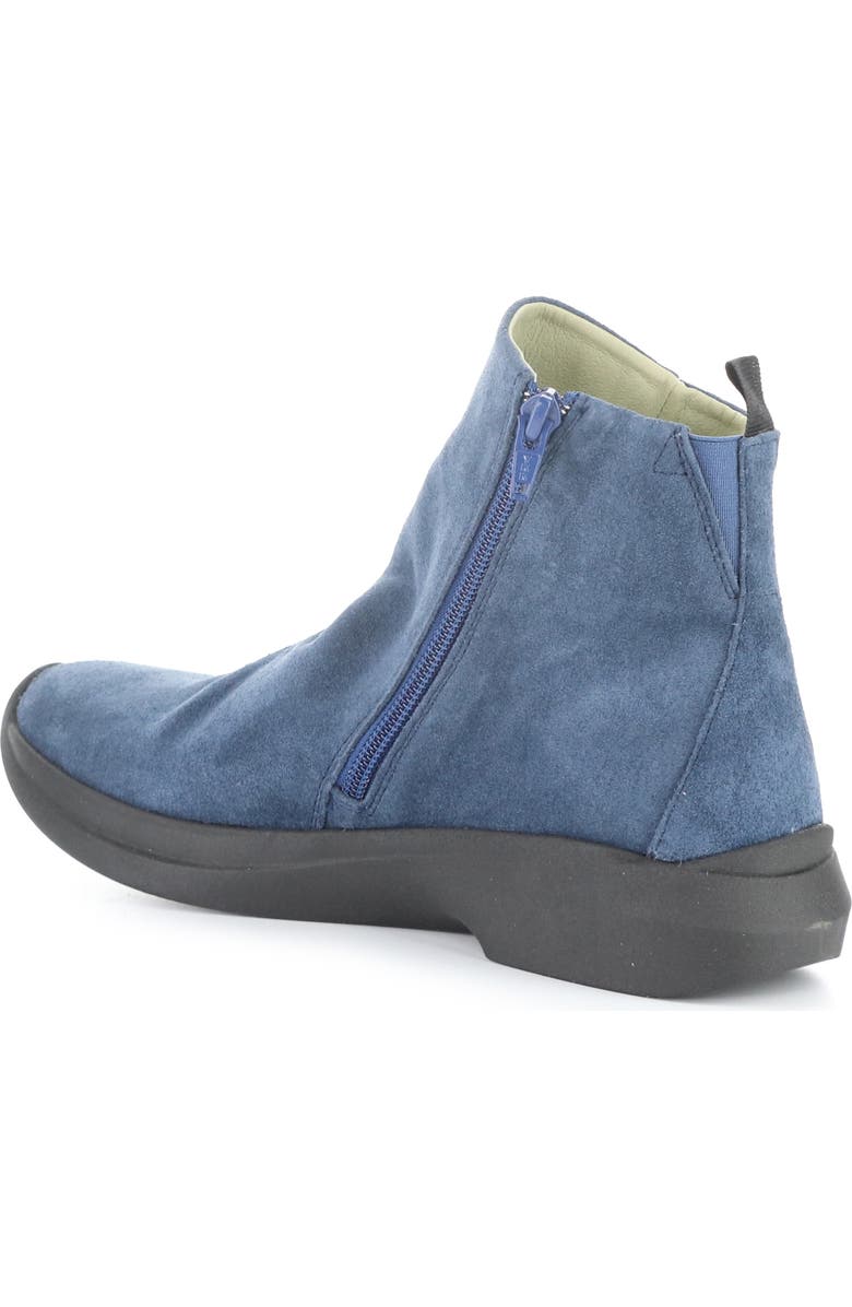 Softinos by Fly London Gujy Platform Wedge Bootie, Alternate, color, Blue Denim