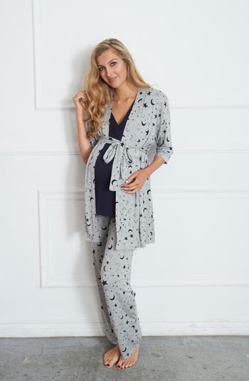 Everly Grey Analise During & After 5-Piece Maternity/Nursing Sleep 