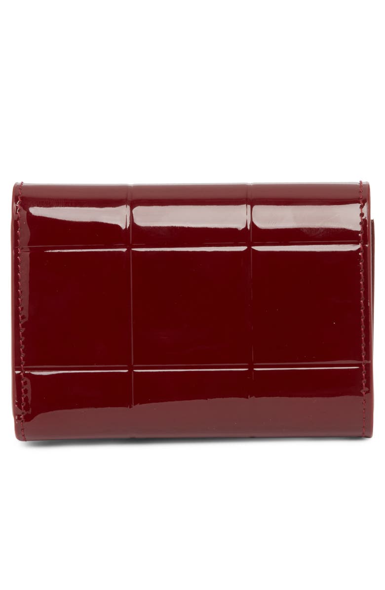 Saint Laurent Patent Leather Trifold Wallet, Alternate, color, 