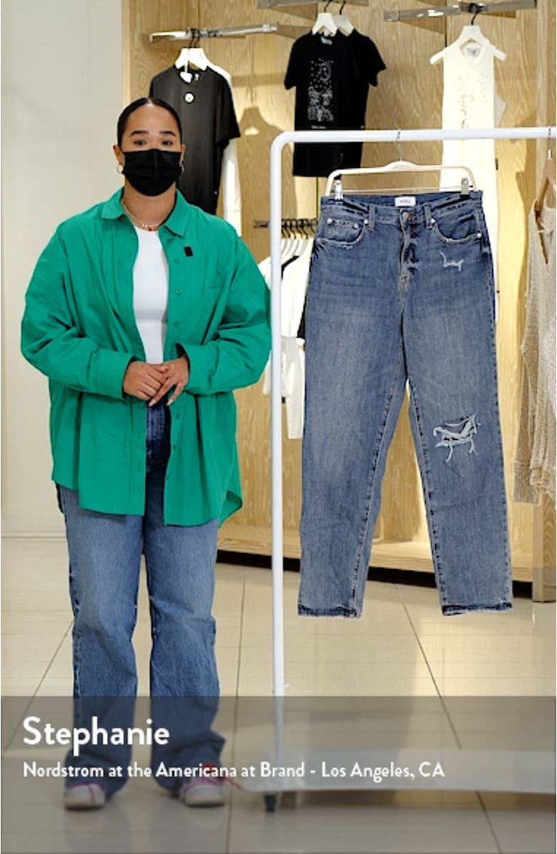 Presley High Waist Boyfriend Jeans, sales video thumbnail