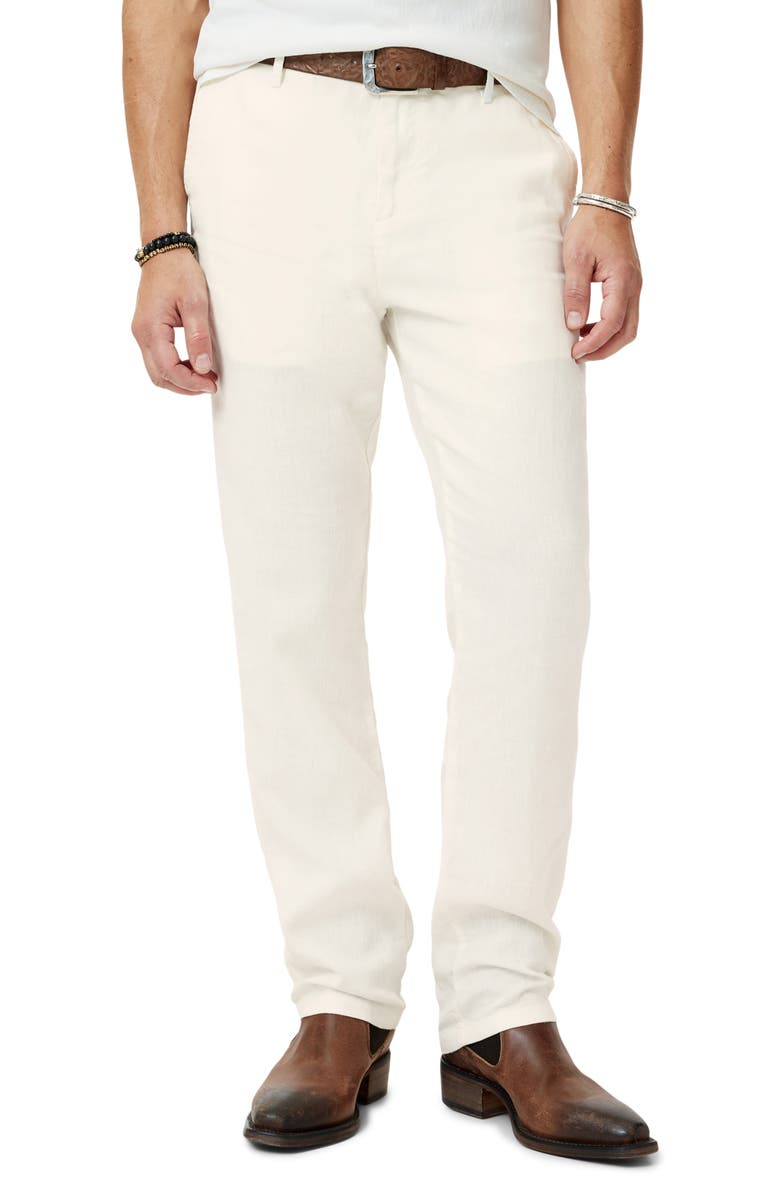 John Varvatos Flint Linen Blend Pants, Main, color, 