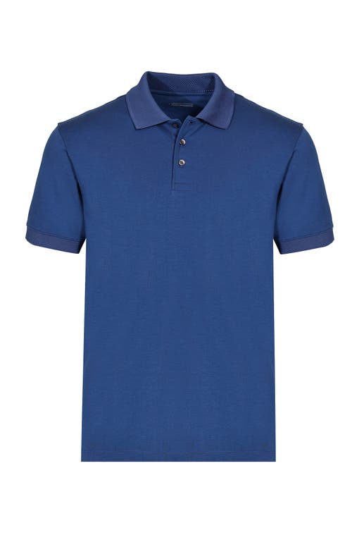 Urban Performance Pima Cotton Tech Polo With Uv Protection In Blue