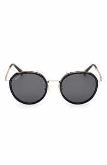 Max Mara 54mm Round Sunglasses