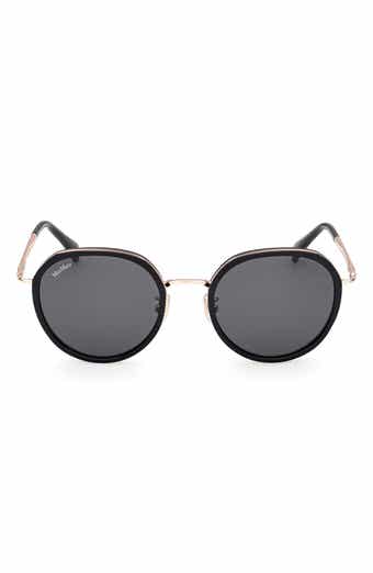 Max Mara 54mm Round Sunglasses